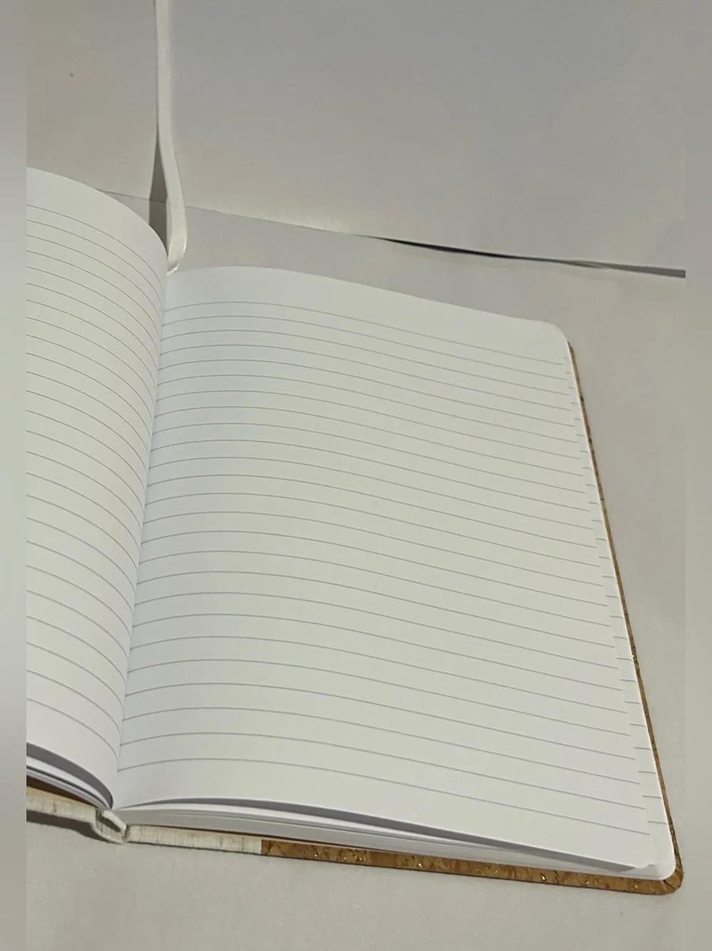New Hardcover Journal Cork Cardboard Covers 200 Lined Pages Vietnam Page Marker